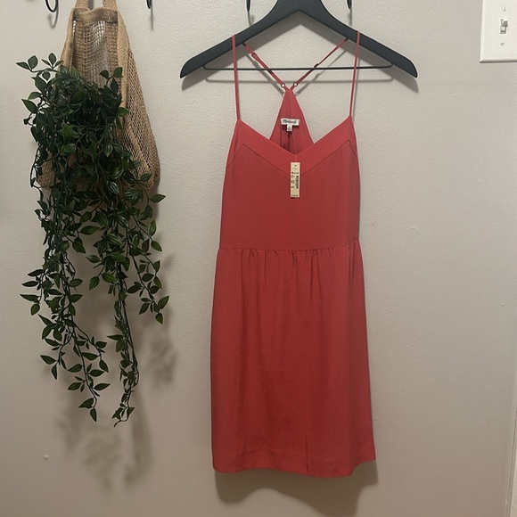 ✨🆕 Madewell Solid Silk Cami Dress - Picture 3 of 5